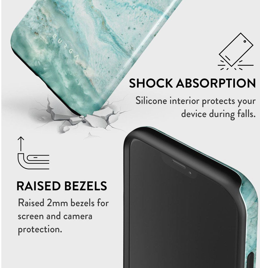 Burga Tough Case iPhone 12 / 12 Pro Hoesje Uluwat Wave Print afbeelding 5