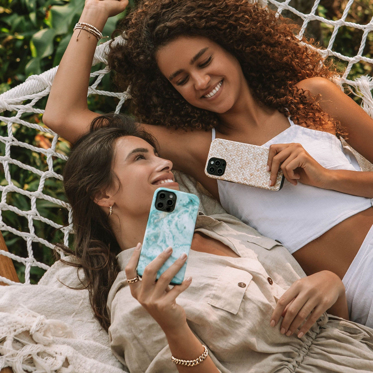 Burga Tough Case Samsung Galaxy A22 5G Hoesje Uluwat Wave Print afbeelding 6