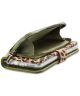 Mobilize Gelly Wallet Zipper Samsung S21 FE Hoesje Olive Leopard
