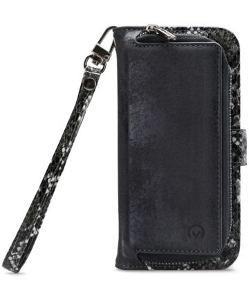 Mobilize Gelly Wallet Zipper Samsung Galaxy S21 FE Hoesje Black Snake Hoesjes
