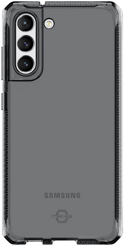 ITSKINS Spectrum Clear Samsung Galaxy S21 FE Hoesje Zwart afbeelding 1