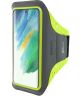 Mobiparts Comfort Fit Armband Samsung Galaxy S21 FE Sporthoesje Groen