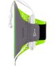 Mobiparts Comfort Fit Armband Samsung Galaxy S21 FE Sporthoesje Groen