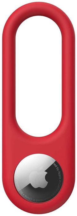 Speck Presidio SiliLoop Apple AirTag Hanger met Lus Bevestiging Rood afbeelding 1
