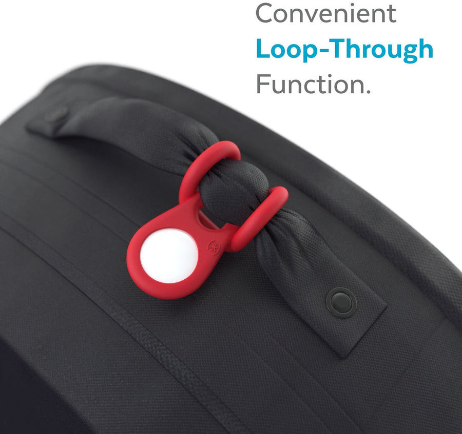 Speck Presidio SiliLoop Apple AirTag Hanger met Lus Bevestiging Rood afbeelding 2
