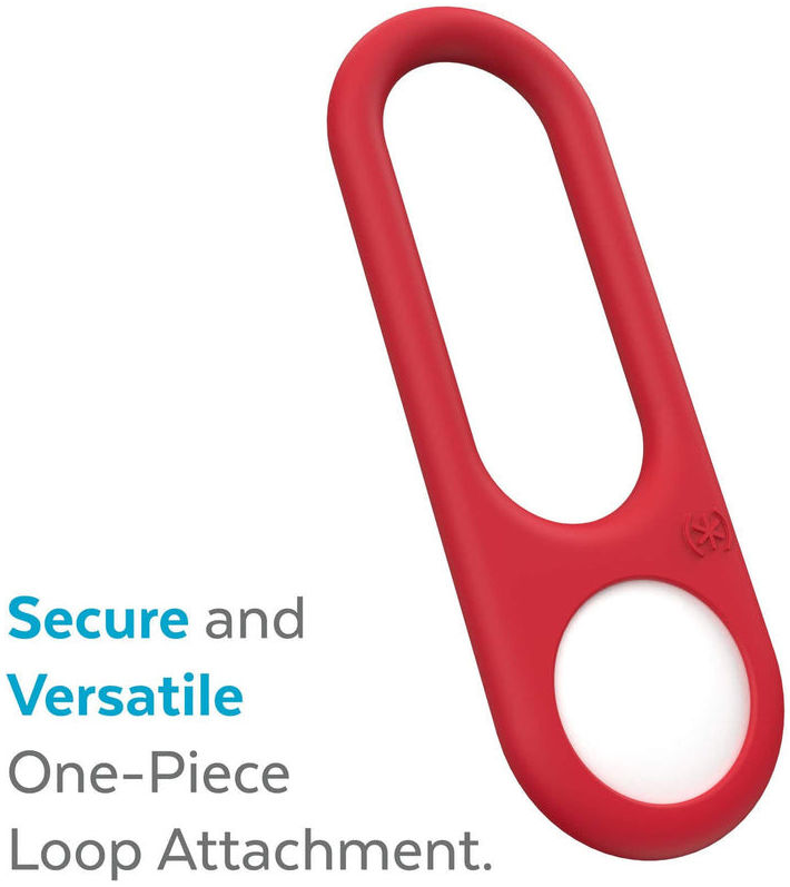 Speck Presidio SiliLoop Apple AirTag Hanger met Lus Bevestiging Rood afbeelding 3