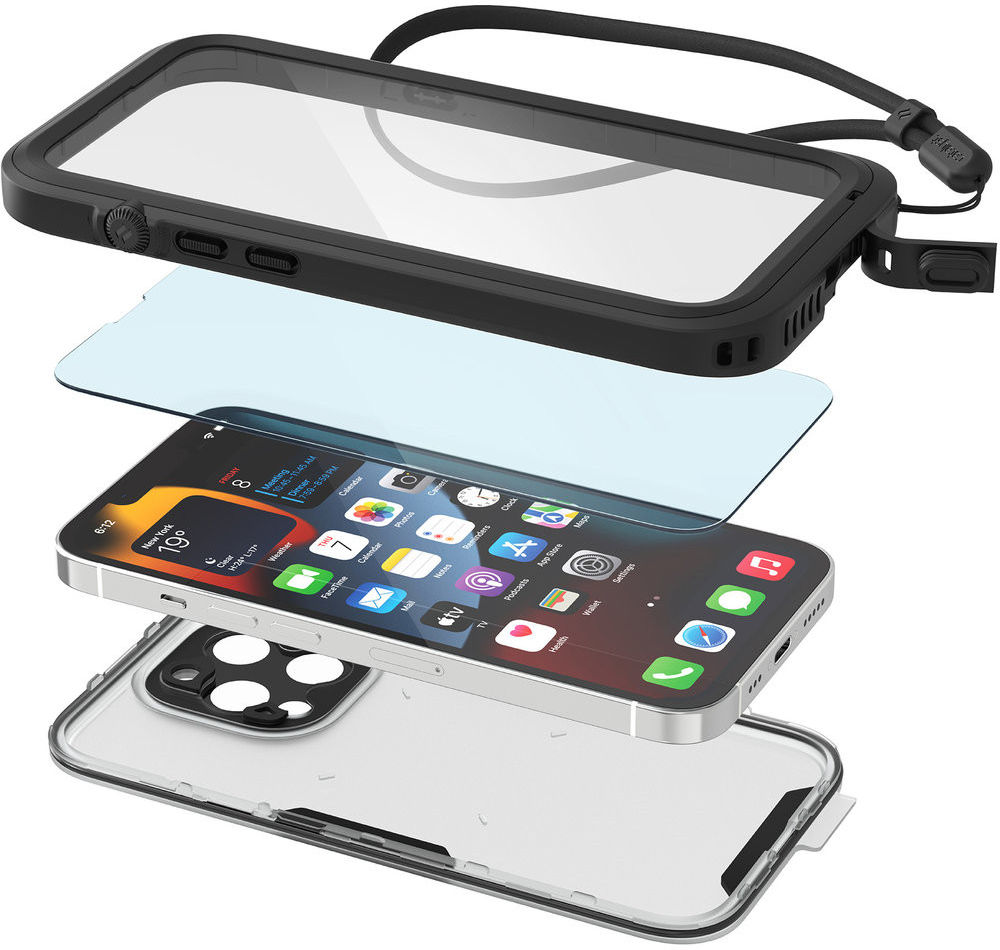 Catalyst Total Protection iPhone 13 Pro Hoesje IP68 Waterdicht Zwart afbeelding 2