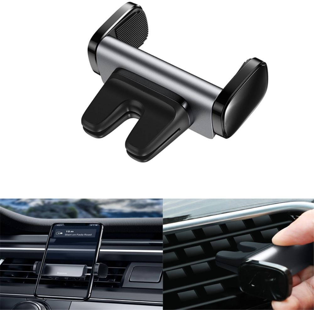Baseus Universele Ventilatierooster Telefoonhouder voor Auto Zilver afbeelding 11