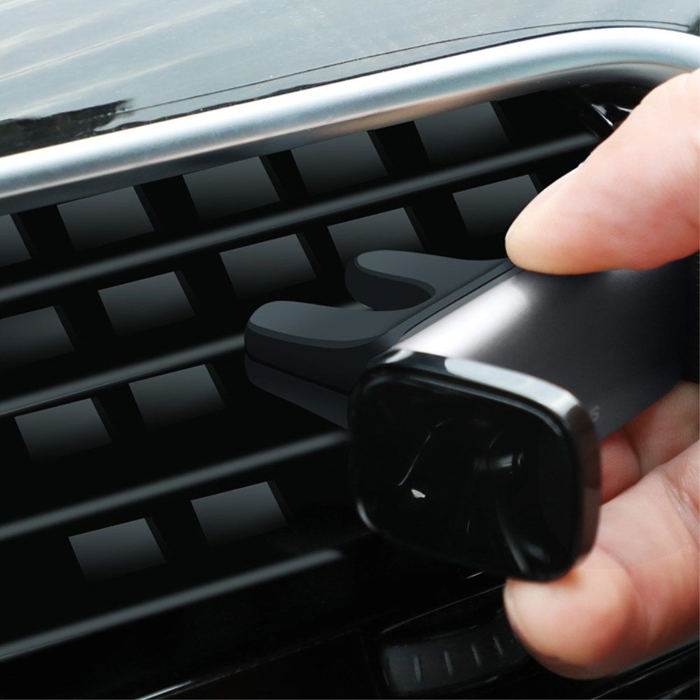 Baseus Universele Ventilatierooster Telefoonhouder voor Auto Zilver afbeelding 4