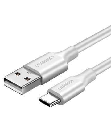 UGREEN USB-A naar USB-C Kabel 3A Fast Charge 0.5 Meter Wit Kabels