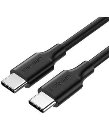 UGREEN USB-C naar USB-C Kabel 3A Fast Charge 0.5 Meter Zwart Kabels