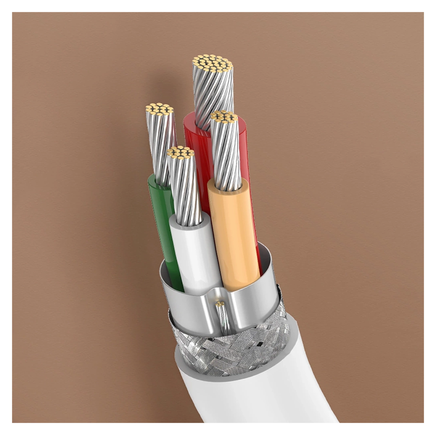 UGREEN USB-C naar USB-C Kabel 60W Data en Oplaadkabel 1.5M Wit afbeelding 6