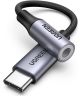UGREEN USB-C naar 3.5mm Jack Headset Adapter met DAC chip Grijs