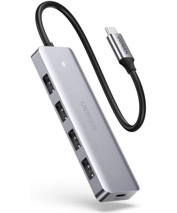 UGREEN Power Hub USB-C naar 4 USB 3.0 Ingangen en Micro-USB Ingang Kabels