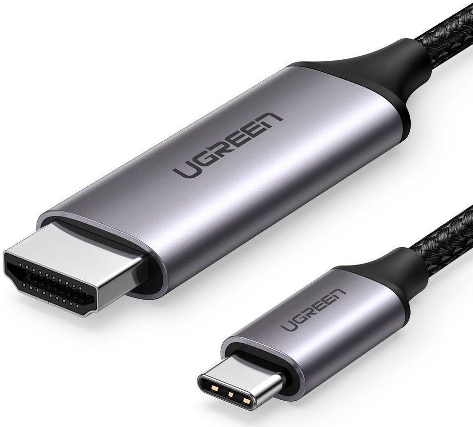 Uitdrukkelijk Munching Verniel UGREEN USB-C naar HDMI Kabel 4K@60Hz Gevlochten Draad 1.5m Zwart |  GSMpunt.nl