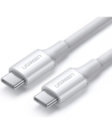 UGREEN USB-C naar USB-C Kabel Voor Opladen en Data 100 Watt 1m Wit Kabels