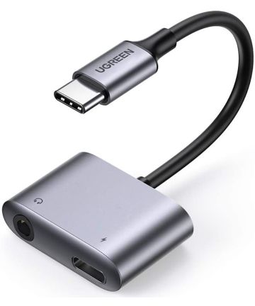 UGREEN 2-in-1 USB-C naar USB-C / 3.5 mm Jack Audio en Adapter Kabels