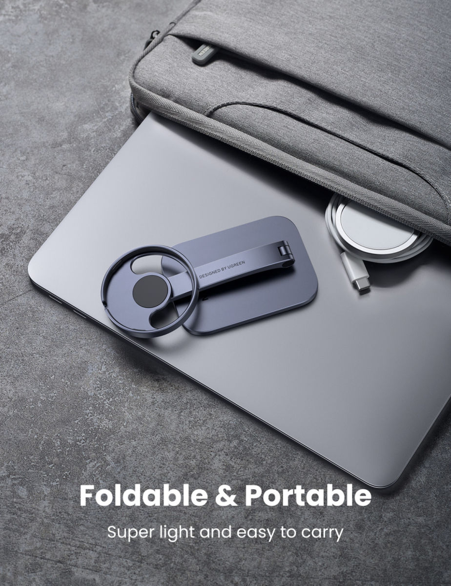 UGREEN Apple MagSafe Opvouwbare Verstelbare Aluminium Bureauhouder afbeelding 5