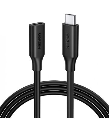 UGREEN USB-C Mannelijke naar USB-C Vrouwelijke Verlengkabel 1m Zwart Kabels
