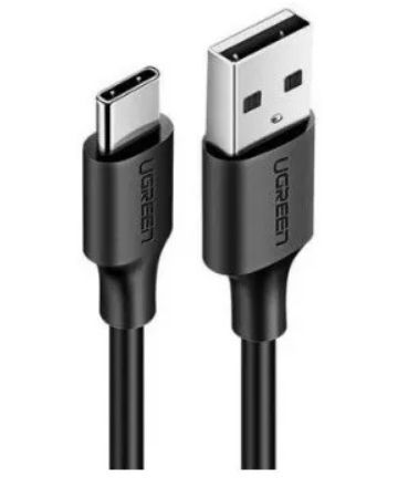 UGREEN USB-A naar USB-C Kabel 2.4A Fast Charge 1.5 Meter Zwart Kabels