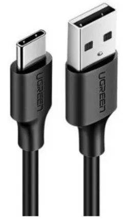 UGREEN USB-A naar USB-C Kabel 2.4A Fast Charge 1.5 Meter Zwart afbeelding 1