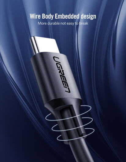UGREEN USB-C naar USB-C Kabel 3A Fast Charge 1.5 Meter Zwart afbeelding 6