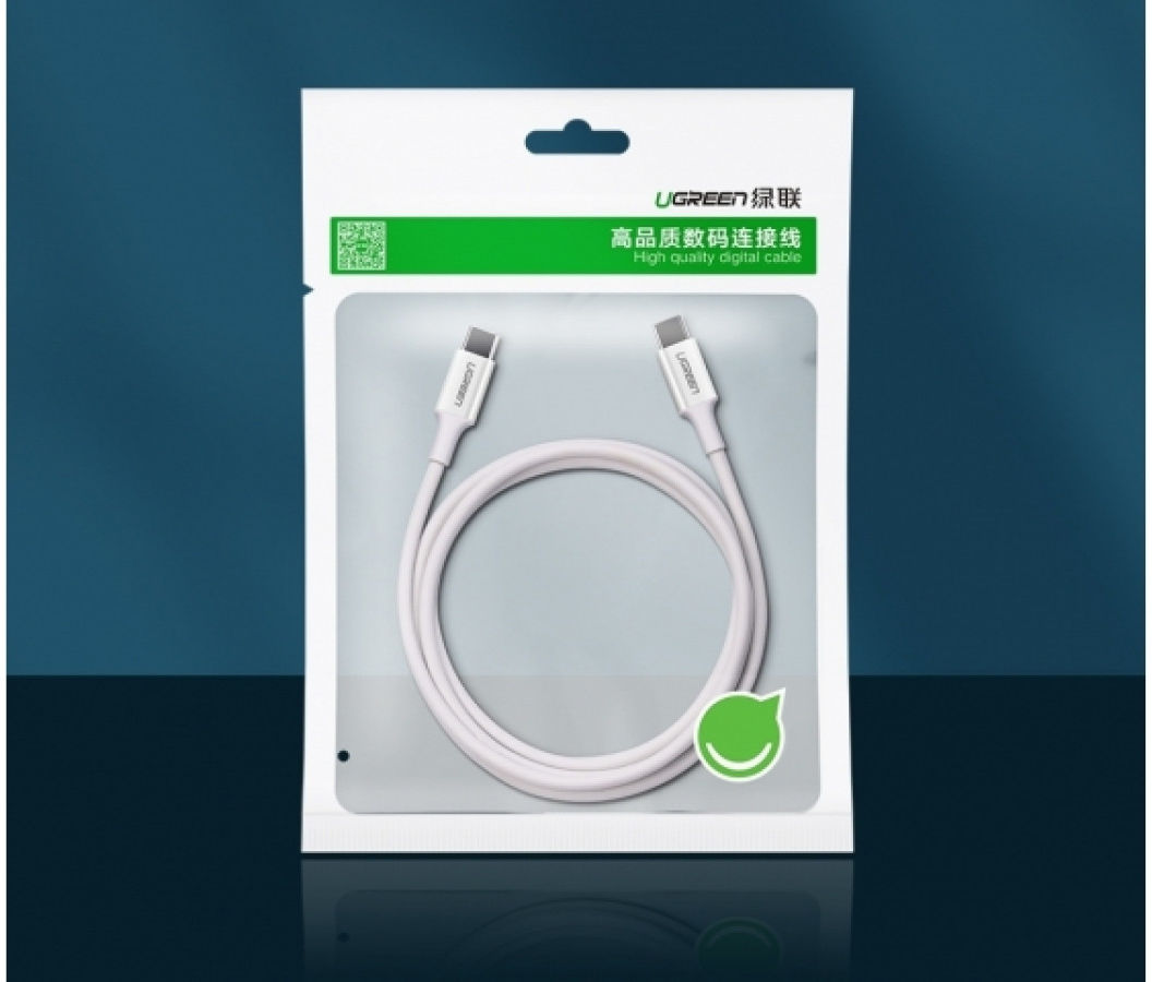 UGREEN USB-C naar USB-C Kabel 3A Fast Charge 0.5 Meter Wit afbeelding 17