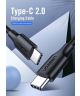UGREEN USB-C naar USB-C Kabel 3A Fast Charge 1 Meter Zwart