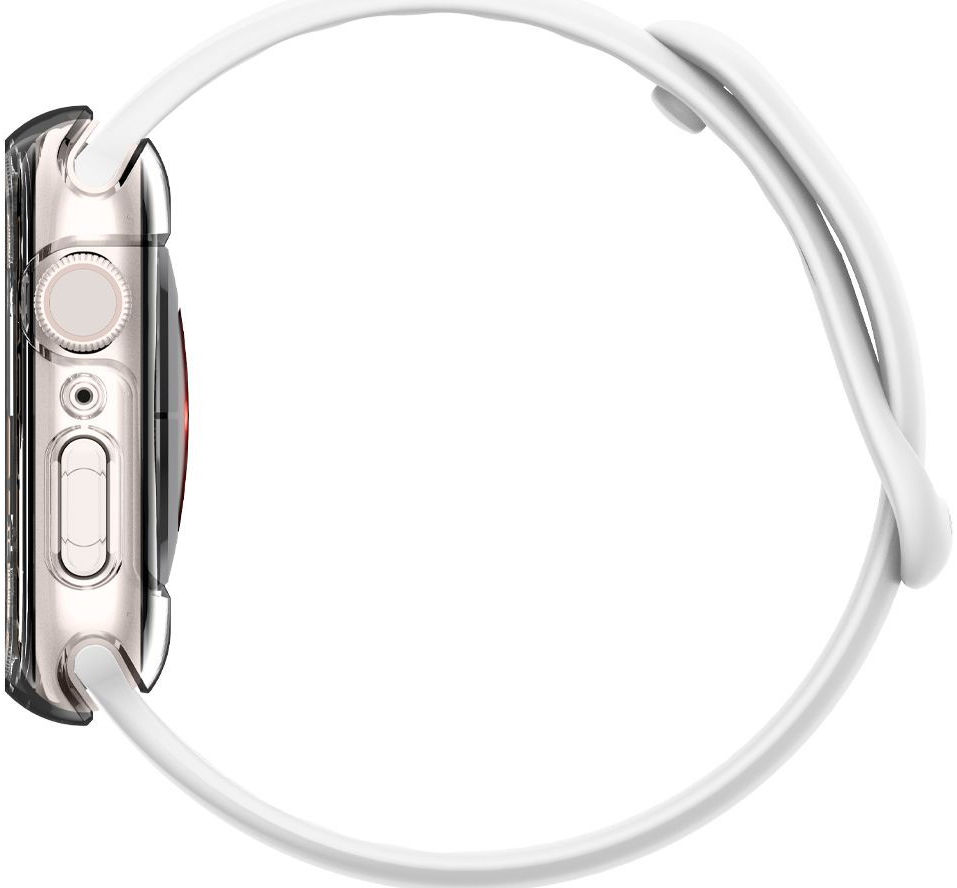 Spigen Ultra Hybrid Apple Watch 7 / 8 / 9 41MM Case Full Screen Clear afbeelding 11