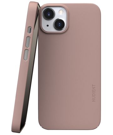 Nudient Thin Case V3 Apple iPhone 13 Mini Hoesje met MagSafe Roze Hoesjes