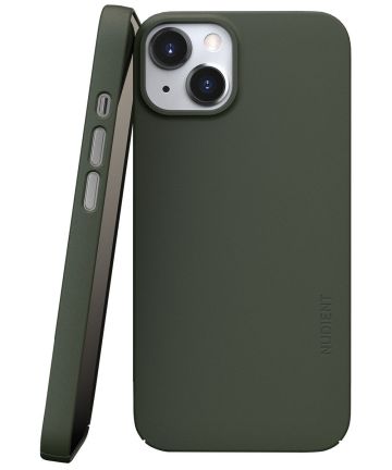Nudient Thin Case V3 Apple iPhone 13 Mini Hoesje met MagSafe Groen Hoesjes