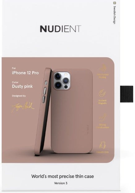 Nudient Thin Case V3 Apple iPhone 13 Pro Max Hoesje met MagSafe Roze afbeelding 11