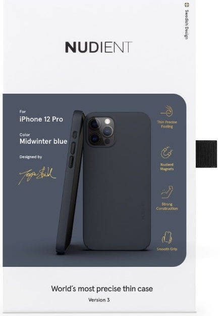 Nudient Thin Case V3 Apple iPhone 13 Pro Max Hoesje met MagSafe Blauw afbeelding 9