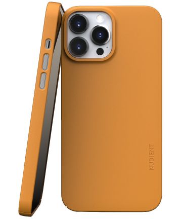 Nudient Thin Case V3 Apple iPhone 13 Pro Hoesje met MagSafe Geel Hoesjes