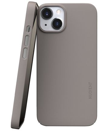Nudient Thin Case V3 Apple iPhone 13 Hoesje met MagSafe Beige Hoesjes