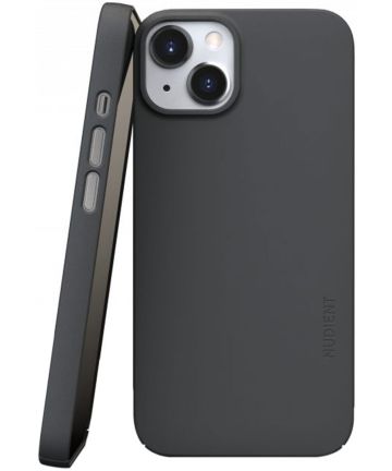 Nudient Thin Case V3 Apple iPhone 13 Hoesje met MagSafe Grijs Hoesjes