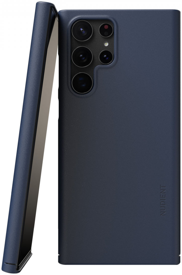 Nudient Thin Case V3 Samsung Galaxy S22 Ultra Hoesje Back Cover Blauw afbeelding 1