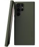 Nudient Thin Case V3 Samsung Galaxy S22 Ultra Hoesje Back Cover Groen