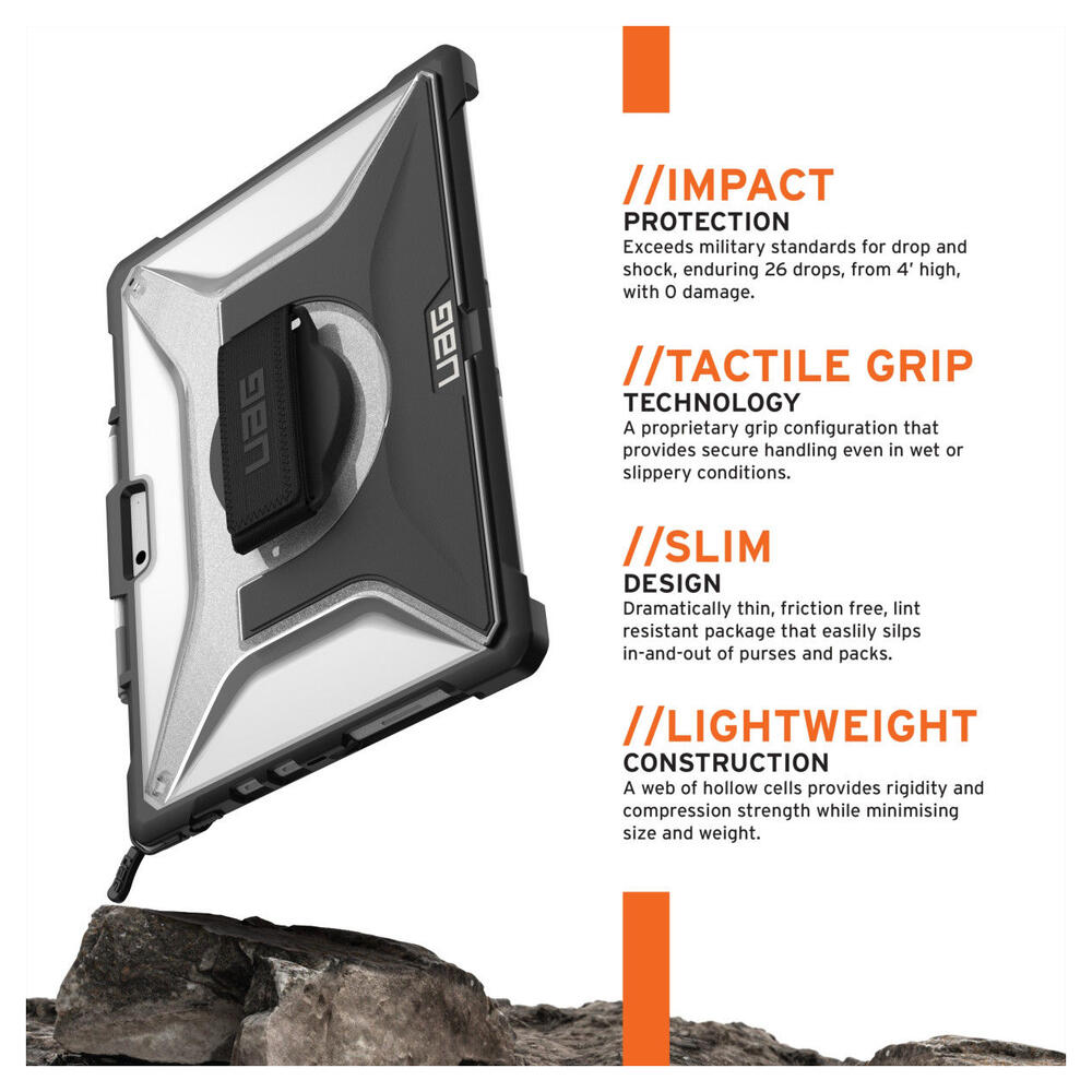 Urban Armor Gear Plasma Microsoft Surface Pro 8 Hoes met Schouderband afbeelding 9