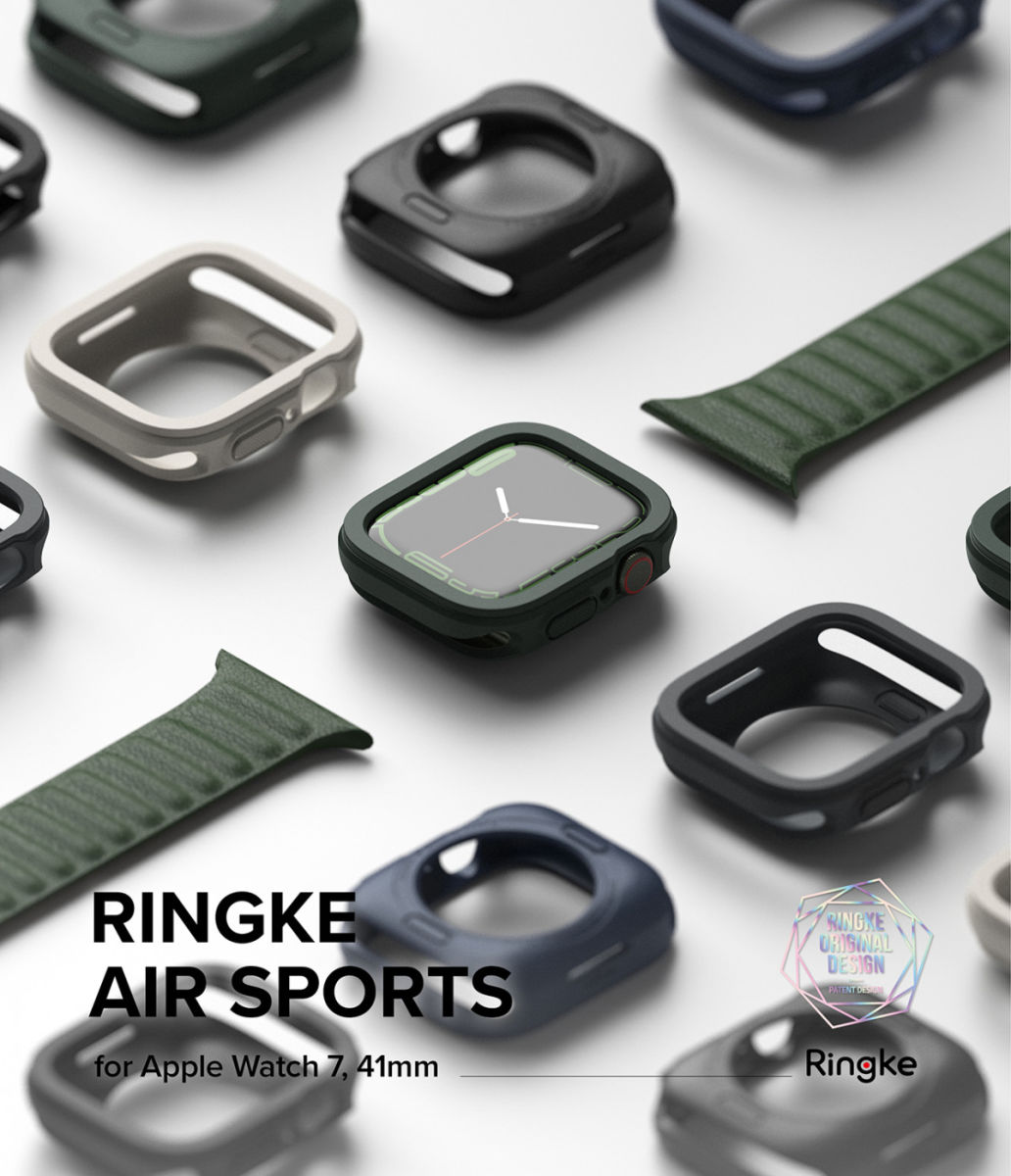 Ringke Air Sports Apple Watch 41MM / 40MM Hoesje TPU Grijs afbeelding 11