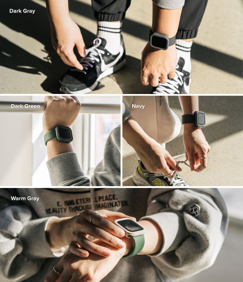 Ringke Air Sports Apple Watch 41MM / 40MM Hoesje TPU Grijs afbeelding 10