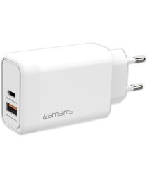 4smarts VoltPlug 45W USB-A QC en USB-C Power Delivery Adapter Wit