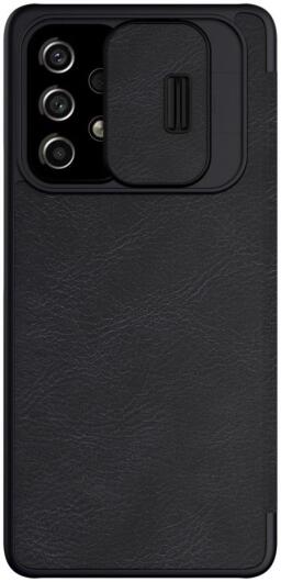 Nillkin Qin Samsung Galaxy A53 Hoesje Book Case Camera Slider Zwart afbeelding 4