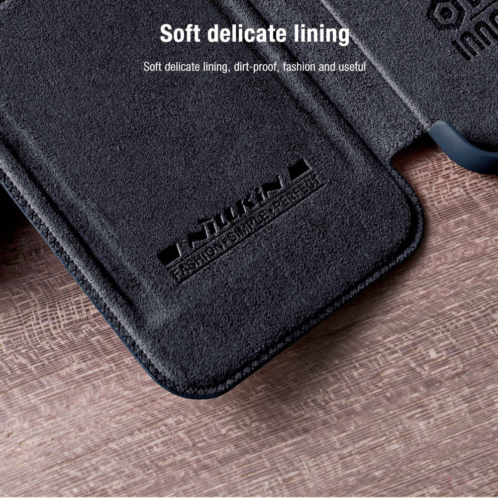 Nillkin Qin Samsung Galaxy A53 Hoesje Book Case Camera Slider Bruin afbeelding 8