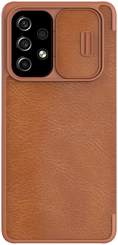 Nillkin Qin Samsung Galaxy A53 Hoesje Book Case Camera Slider Bruin afbeelding 12