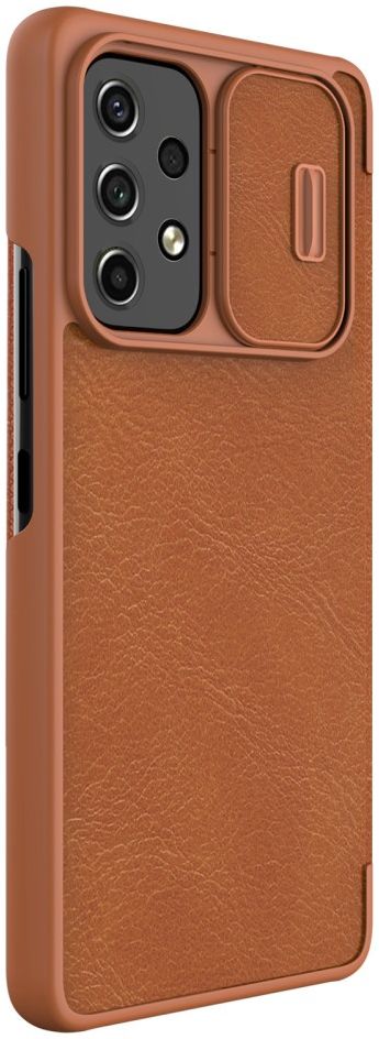 Nillkin Qin Samsung Galaxy A53 Hoesje Book Case Camera Slider Bruin afbeelding 14