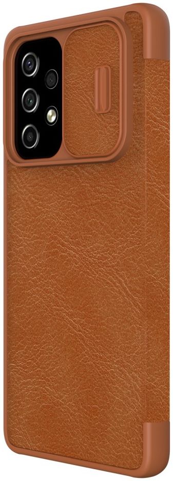 Nillkin Qin Samsung Galaxy A53 Hoesje Book Case Camera Slider Bruin afbeelding 15
