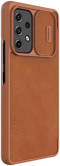 Nillkin Qin Samsung Galaxy A53 Hoesje Book Case Camera Slider Bruin afbeelding 14