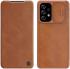 Nillkin Qin Samsung Galaxy A53 Hoesje Book Case Camera Slider Bruin afbeelding 2