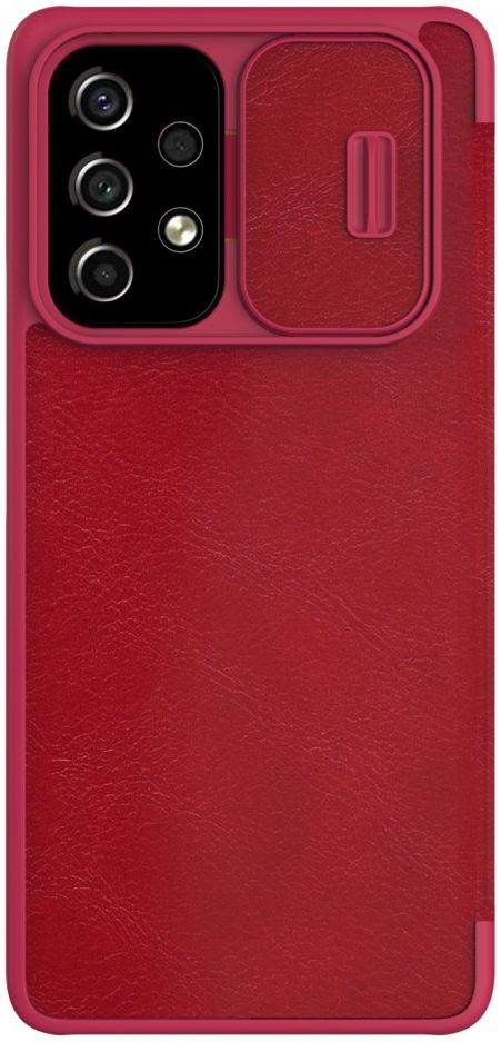 Nillkin Qin Samsung Galaxy A53 Hoesje Book Case Camera Slider Rood afbeelding 12